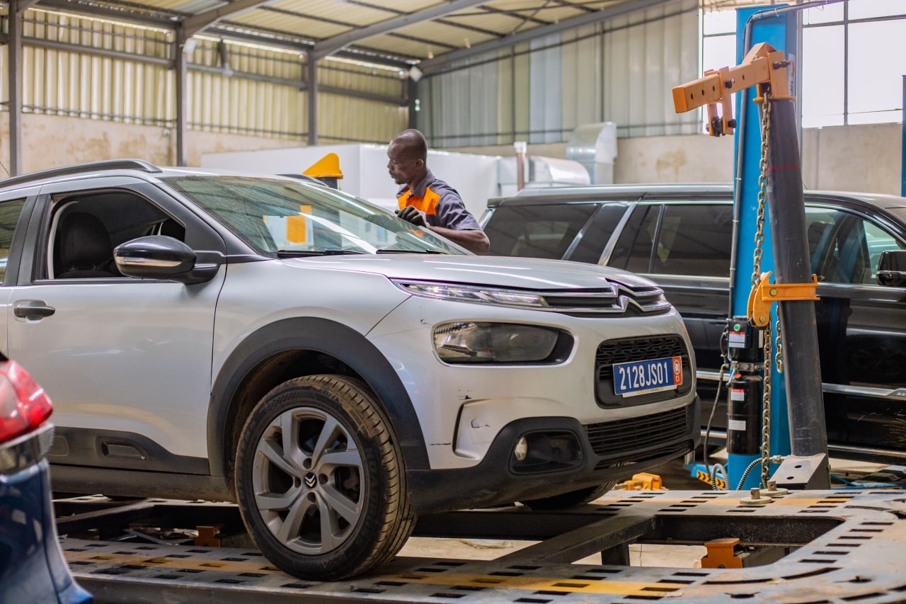 Réception véhicule sur pont